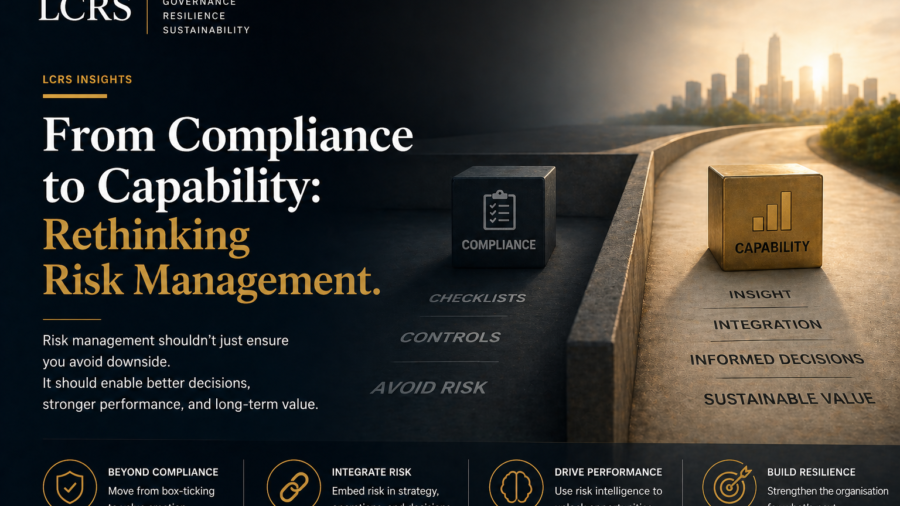 From Compliance to Capability Rethinking Risk Management